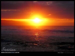 Por do sol fantástico no Hawaii foto: Reinaldo Gama