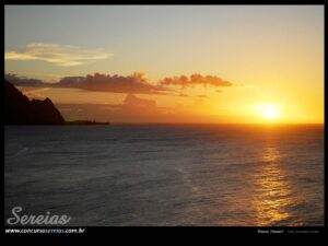 Por do sol no Hawaii foto: Reinaldo Gama