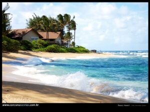 Praia em Kauai, Hawaii por Reinaldo Gama